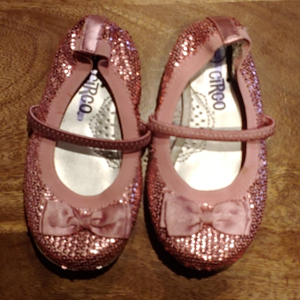 Circo Sequins Pink Dress Shoes size 7